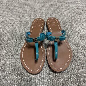 Tory Burch Leighanne Sandals Green Women’s Size 8